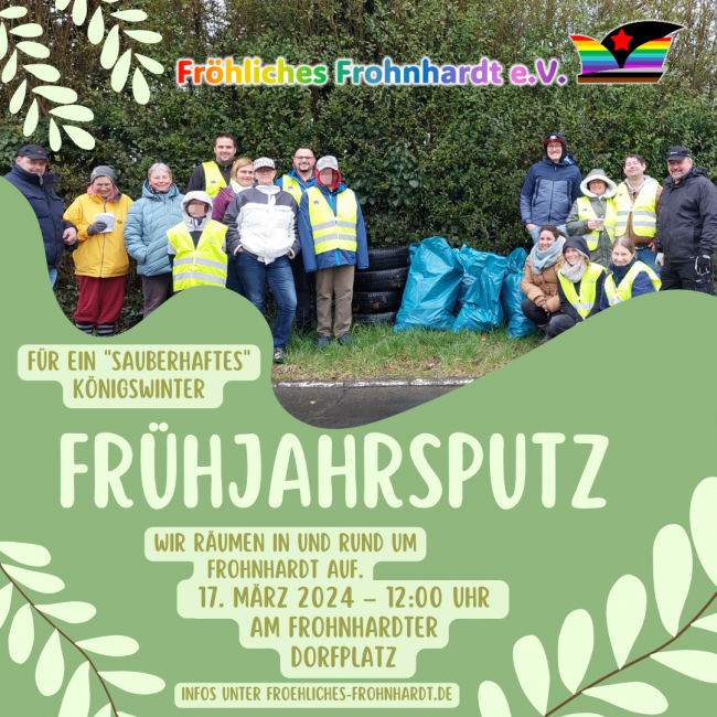  Frohnhardter machen sauber! 