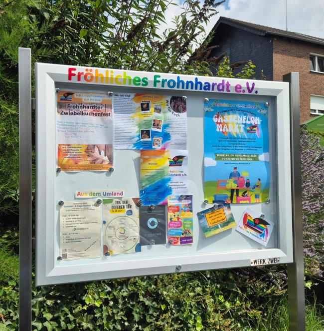  Zentraler Infopunkt: Schaukasten 