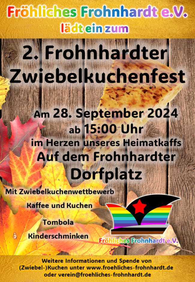 2. Frohnhardter Zwiebelkuchenfest